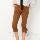 ageha@shibuya - Lace-Up-Hem Cropped Pants