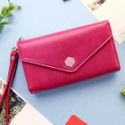 iswas - Faux-Leather Mobile Case Wristlet