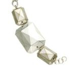 MyLittleThing - Silver Hard Rock Metallic Block Bracelet