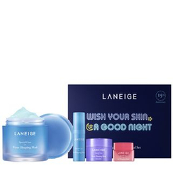 Laneige - Water Sleeping Mask Set (Original): Water Sleeping Mask (Original) 70ml + Water Sleeping Mask (Lavender) 15ml + Lip Sleeping Mask 3g + Eye Sleeping Mask 5g Laneige - Water Sleeping Mask Set (Original): Water Sleeping Mask (Original) 70ml + Water Sleeping Mask (Lavender) 15ml + Lip Sleeping Mask 3g + Eye Sleeping Mask 5g