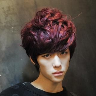 Two-Tone Short Full Wig - Curly