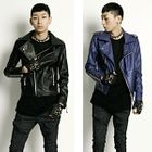 Rememberclick - Faux-Leather Zip Jacket
