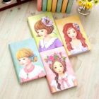 iswas - Set: Girl Print Pocket Diary + Zipper Bag