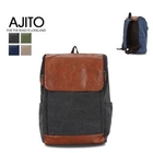 AJITO - Contrast-Trim Flap Backpack