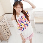 CatWorld - Dolman-Sleeve Print Long Top 