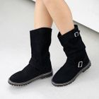 59 Seconds - Buckled Mid-Calf Boots