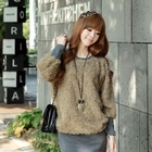 CLICK - Inset Sweater Knit Dress