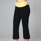Almaz.C Active - Contrast-Waistline Cropped Pants