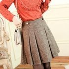 Tokyo Fashion - Buttoned Pleated Skirt