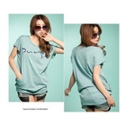 Kiwi Shop - 'Purple' Print Short-Sleeve Top
