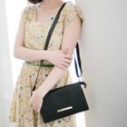 CatWorld - Scalloped-Trim Flap Shoulder Bag