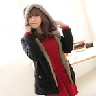 Tokyo Fashion - Faux-Fur Trim Hooded Jacket