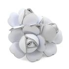 t. watch - White Leather Flower Charm
