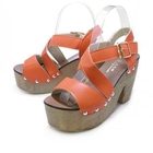 Moscova - Strappy Wooden Pumps
