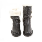 Style Impact - Faux-Fur Lined Genuine Leather Boots