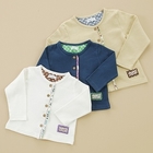 Youpi - Floral-Trimmed Cardigan with Polka Dot Lining Youpi - Floral-Trimmed Cardigan with Polka Dot Lining