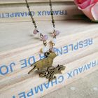 MyLittleThing - Copper Sweet Bird Beads Necklace