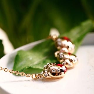 Crystal Ladybugs Necklace