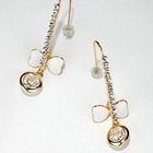 Moonbasa - Bow-Accent Rhinestone Earrings