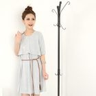 prischu essentials - Cropped-Layer Knit Dress (Belt not Included)