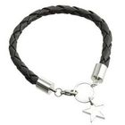 MyLittleThing - Classic Dark Brown Leather Bracelet with Star