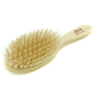 White Pure Bristle Brush - Ivory Colour (18cm and Round)