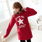 Tokyo Fashion - Star-Print Layered-Hooded Pullover