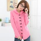 RingBear - Bow-Accent Hooded Blouse