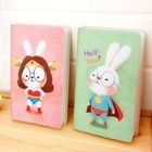 iswas - Set: Bunny Print Pocket Diary + Zipper Bag