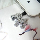 Na Na - Rhinestone Mobile Earphone Plug