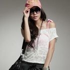 PUFFY - Set: Off-Shoulder Sheer Too + Camisole