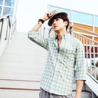 PLAYM - 3/4-Sleeve Check Shirt