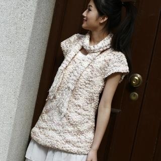 Set: Knit Hooded Dress + Scarf Set: Knit Hooded Dress + Scarf
