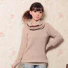 JK2 - Set: Sweater + Belted Neck Warmer