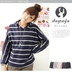 Maymaylu Dreams - Striped Hooded Pullover