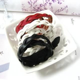 Faux-Leather Wrist Bands 