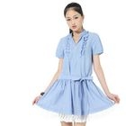 prischu essentials - Lace Hem Pintuck Dress