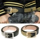 ABOKI - Faux-Leather Studded Belt