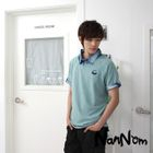 NanNom - Short-Sleeve Pullover With Mock Collar
