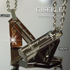 Giselle - Engraved Plate Pendant