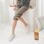RingBear - Drawstring Cropped Pants