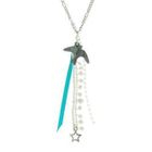 MyLittleThing - Silver Swallow Ribbon Necklace