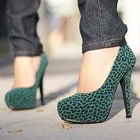 Mancienne - Leopard-Pattern Platform Pumps