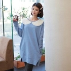CLICK - Layered Peter Pan Collar Pullover Dress