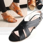 Marcella - Cross-Strap Sandals
