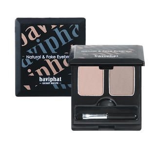 Natural & Fake Eyebrow (#01 Dark Brown and Brown)