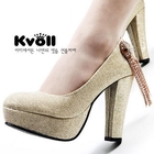 Kvoll - Rhinestone-Accent Platform Pumps