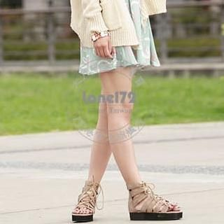 Lace-Up Platform Sandals Lace-Up Platform Sandals