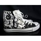HVBAO - 'Black-and-White Boy' High-Top Sneakers