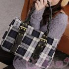 PG Beauty - Plaid Satchel